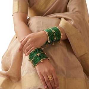Low Moq Churi Kashmiri <b>Bangles</b> <b>Sets</b> for Girls Elegant Style Indian Handcrafted Churiyan <b>Bangles</b> Jewelry Women Available - Product Image 1