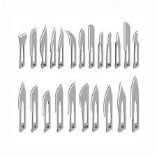 Scalpel chirurgical stérile jetable certifié CE, 15 unités, classe II, en acier inoxydable avec manche en plastique - Product Image 5