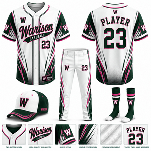 Conjunto de Uniforme de Béisbol Personalizado, Impresión por Sublimación, Hecho de Poliéster, Unisex, de Secado Rápido, Talla Grande, Kit de Uniforme de Softbol - Product Image 4