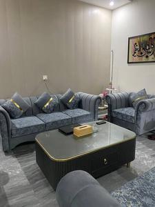 Sofá seccional modular moderno de alta calidad con tapicería de la mejor tela, en forma de esquina, para sala de estar, con patas de madera. - Product Image 6