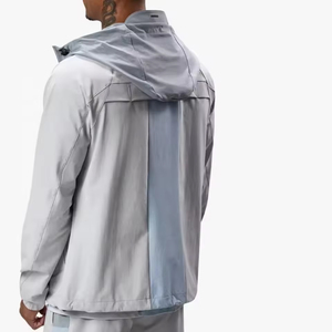 Chaqueta Deportiva Cortavientos con Logotipo Personalizado OEM, MOQ Bajo, Proveedor de Ropa Deportiva Ligera, Conjunto de 2 Piezas, Chaqueta Cortavientos - Product Image 5