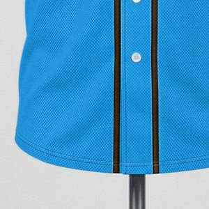 Custom Baseball Jersey Sports Team Uniform Breathable Performance Fabric <b>Mesh</b> <b>Short</b> Sleeve Plus Size Custom Colors Custom Logo - Product Image 6