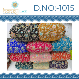 Tissu Fendy Premium Non Tissé Georgette Perles Florales Vêtements de Mariage Garçons Filles Poids Moyen Respirant Anti-statique - Product Image 3