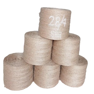 Fil de jute texturé 100% naturel et écologique, 28 LBS/4PLY, pour le tricot à la main, le tissage, le jute, exportateur fabricant JF Trading - Product Image 1