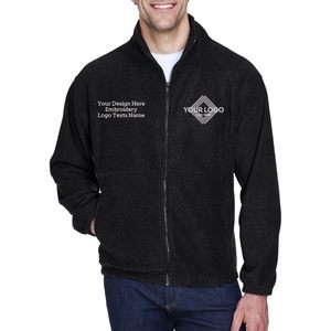 แจ็กเก็ตขนแกะ2025ซิปเต็มตัวสำหรับผู้ชาย8485ปักลายเองให้ความอบอุ่นมีข้อความโลโก้เพิ่มความอุ่นสำหรับใช้งานกลางแจ้ง - Product Image 1