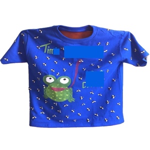 Logo personnalisé T-shirt pour enfants à manches courtes T-shirt uni surdimensionné vierge hautement durable Impression par sublimation respirante T-shirt pour écoliers - Product Image 1