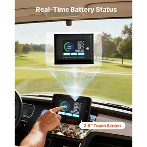 Batterie de chariot de golf 48V (51.2V) 150AH, chargeur 20A, BMS 250A, moniteur Bluetooth, décharge 2C, 4000 cycles pour chariots de golf, pêche à la traîne - Product Image 5