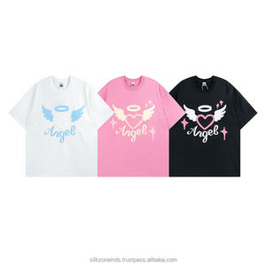 เสื้อยืดพิมพ์ลายพัฟยอดนิยมสำหรับผู้ชายเสื้อผ้าแนวสตรีท OEM ระบายอากาศได้ดีผลิตจากโพลีเอสเตอร์/ ผ้าฝ้าย - Product Image 1