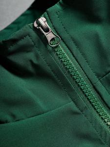 OEM Custom Logo Contrast Curved Panel <b>jacket</b> for <b>men</b> Oversized Loose Fit Full Zip Nylon Windbreaker Baggy Track Pants Factory - Product Image 4