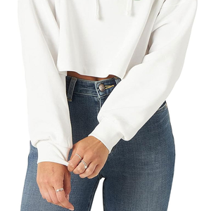 Hoodie court sans manches Eagle Sports pour femme en nylon/coton avec logo personnalisé sur le devant, coupe-vent et imperméable - Product Image 6