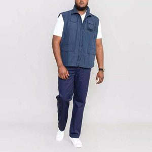 Custom Breathable Polyester <b>Hunting</b> Vest for Fishing Hiking & <b>Camera</b> Use-Men's Multi-Pocket Waistcoat with Customized Color - Product Image 2
