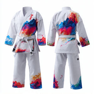 Traje de Karate Estampado al por Mayor para Hombre, Traje de Artes Marciales de Poliéster/Algodón para Entrenamiento de Boxeo - Product Image 2