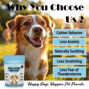 Friandises calmantes pour animaux de compagnie : Soutien au sommeil et au repos, aide à gérer le stress quotidien, toutes les générations, OEM ODM Marque Privée Vente en Gros - Product Image 6