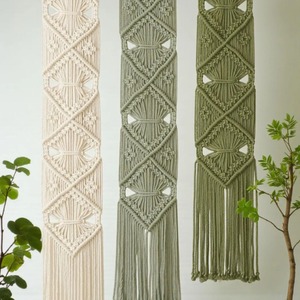Set Of 4 <b>Macrame</b> Wall Hanging Ideal For Living Room Sofa Wall And Entryway Decor Handmade Boho Wall <b>Art</b> Wholesale From India - Product Image 5