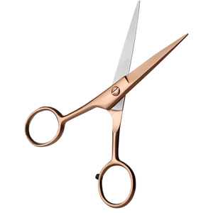 Facial Hair Scissors for Men Mustache & Beard Trimming Scissors 5in Sharp & Precise Grooming Right Handed Barber Scissor - Product Image 2