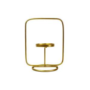 Support de bougie pilier en métal doré en forme d'étoile, fait main, finition polie, pour mariage, événement festif, décoration intérieure - Product Image 3