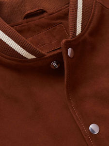 Veste de sport personnalisée de haute qualité pour homme, style streetwear, en spandex/coton, col montant, logo sur le devant, coupe ajustée, écologique, automne - Product Image 3