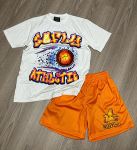 High Quality Custom Men's Suit Two Pieces <b>T</b>-Shirt and Shorts Set Soprty Jogger <b>Track</b> Suit Streetwear Summer Tracksuit for Men - Product Image 6