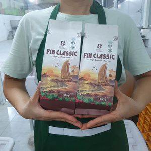 Trending 1kg Wholesale <b>Bag</b> Traditional Filter Espresso Robusta Arabica Blend Dark Medium Roast Strong Rich Aroma Balanced Bulk - Product Image 1
