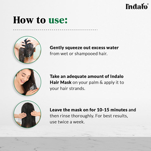 Indalo Quinoa Protein Hairmask Queratina Solución todo en uno Reparación DE DAÑOS Aceite de argán nutritivo Hierbas Cabello ecocertificado - Product Image 6