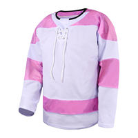 Vente flash, meilleur prix, maillots de hockey sur glace, design d'équipe personnalisé, vêtements de sport d'été à manches courtes, qualité supérieure, impression par transfert thermique