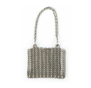Bolso de Mano Personalizable de Malla Metálica con Estilo Moderno y Diseño de Anillos para Amantes de la Moda y un Look a la Moda - Product Image 3