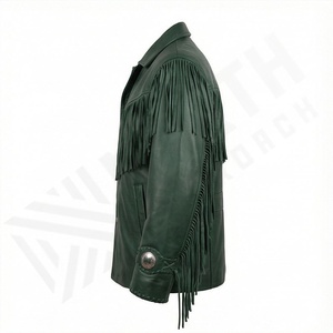 Veste de moto en cuir pour homme NAI-0490A, style motard, fermeture éclair, rembourrage en coton, vêtements d'été pour la conduite, couleur personnalisable - Product Image 3