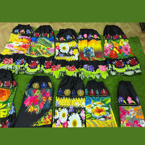 Lockdown <b>Skirts</b> Women's Pleated <b>Skirt</b> Comfy <b>Elastic</b> <b>Waist</b> Custom Polynesian Print Embroidery Lockdown <b>Skirts</b> - Product Image 2