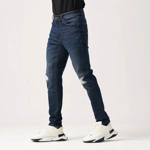 Pantalones Vaqueros Anchos de Hombre Estilo Hip Hop, Impermeables y Ecológicos, con Botones, para Otoño, Personalizables al por Mayor - Product Image 3