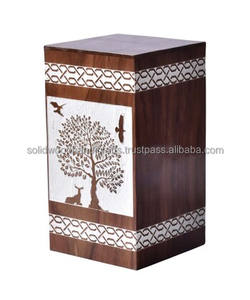 Urnes funéraires en bois pour adultes Urnes funéraires Urnes funéraires Taille personnalisée Fournitures funéraires - Product Image 2