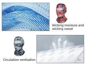 Maßgefertigte Atmungsaktive Warme Winddichte Vollgesichtsmaske Leicht Dehnbar Ideal für Skifahren und Outdoor-Sportarten Sturmhaube - Product Image 4