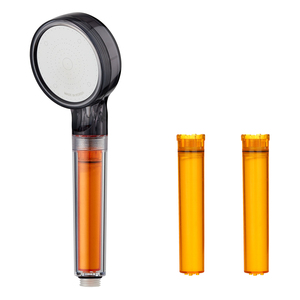 VITAISLAND PLUS 2.0 Pommeau de Douche Vitaminé avec Recharge (2 pièces) – Élimine le Chlore, Améliore l'Hydratation de la Peau - Product Image 1