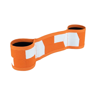 Orange Reflective Sling Shot <b>Bench</b> Press with Hook & Loop Closure for Strength Training Pull Up Chest Support Sling Shot Bands - Product Image 2