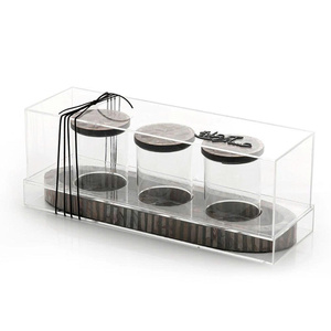 Top Selling Mother of Pearl <b>Chocolate</b> & Date Gift Set with Acrylic Jar <b>Ramadan</b> Gift Box Wholesale from Vietnam - Product Image 4
