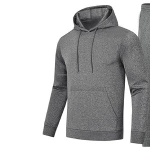 ชุดเซ็ตเสื้อฮู้ดดี้ปักลายดีไซน์ใหม่ ผ้าฝ้าย 100% กางเกงทรงบานแบบสแต็ค ชุดจ็อกเกอร์แบบสแต็ค ชุดสเวตสูทแบบสแต็ค ชุดแทรคสูทสำหรับผู้ชาย ปี 2026 - Product Image 5