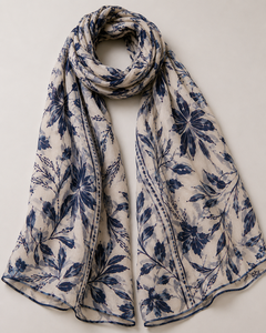 Tela de chifón de seda con estampado digital personalizado para bufandas, para marcas de moda, boutiques, suministro al por mayor, mercado de exportación UE - Product Image 5