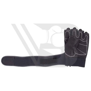 Men's Half-Finger Breathable Lightweight Non-Slip Leather <b>Gloves</b> for Fitness Workout Bicycle Sports <b>Weight</b> <b>Gloves</b> - Product Image 2