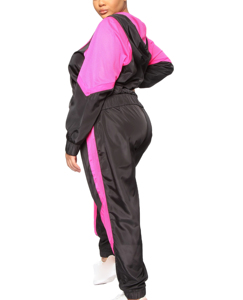 High Quality <b>Women</b> Wholesale Winter Plus Size Lightweight Quick Dry Casual <b>Windbreaker</b> Set Made of Nylon Breathable Tracksuit - Product Image 5