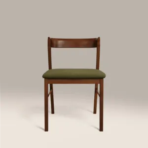 SILLA DE COMEDOR DE MADERA CHISWICK VERDE MUSGO SINTERIOR - Product Image 2