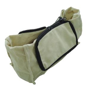 Sac de courses pliable en coton 100% naturel, écologique, pour une utilisation quotidienne, à porter à la main pour les courses de légumes et d'épicerie - Product Image 5