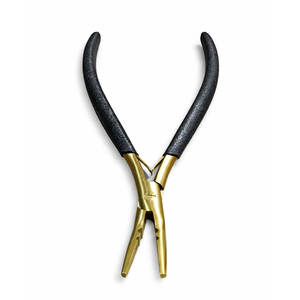 คีมต่อผมปลายแหลมแบบมืออาชีพ  ด้ามจับกันลื่น ใช้งานในร้านเสริมสวย ราคาโรงงาน OEM - Product Image 1