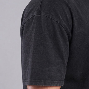 เสื้อยืดคอกลมคลาสสิกผู้ชาย ผ้าฝ้ายพรีเมียม 100%  เสื้อยืดคอกลมลำลอง พิมพ์โลโก้ตามสั่ง - Product Image 6