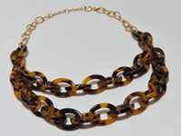 Collier de perles naturelles en résine pour femme, bijou de fête, tendance, élégant