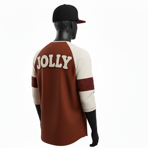 Camiseta de béisbol para hombre, poliéster entrelazado, paneles frontales con botones, logotipo de chenilla personalizado, 100% algodón, corte holgado, estampada. - Product Image 5