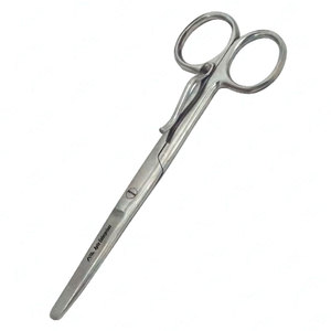 Ciseaux droits avec clip, propriétés de diagnostic, équipement essentiel pour les infirmières, ciseaux médicaux, instruments chirurgicaux - Product Image 1