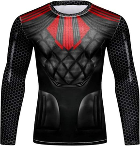 เสื้อรัดกล้ามเนื้อสำหรับผู้ชาย ผลิตอย่างมืออาชีพ ราคาขายส่ง น้ำหนักเบา จากโรงงานโดยตรง เหมาะสำหรับ MMA - Product Image 1