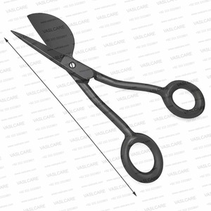 Tijeras Quirúrgicas Duckbill de 6 Pulgadas, Acero Inoxidable, Tijeras de Disección Médica, Tijeras de Operación con Recubrimiento Negro, Tijeras para Apliques - Product Image 2