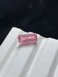 Turmalina rosa natural, piedra preciosa de corte largo tipo cojín, turmalina suelta de Afganistán para la fabricación de joyas. - Product Image 1