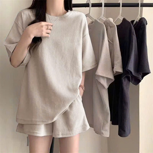 Camiseta de Dormir de Manga Corta con Cuello Redondo de Algodón Orgánico Certificado GOTS OEKO-TEX para Mujer, Ropa de Dormir Sólida, Servicio ODM OEM, MOQ Bajo - Product Image 3