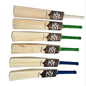 Bate de críquet Mannu Sports Kashmir Willow de la mejor calidad, ligero, moderno, para exteriores, indio, natural, duradero, con mango estándar, para entrenamiento. - Product Image 1